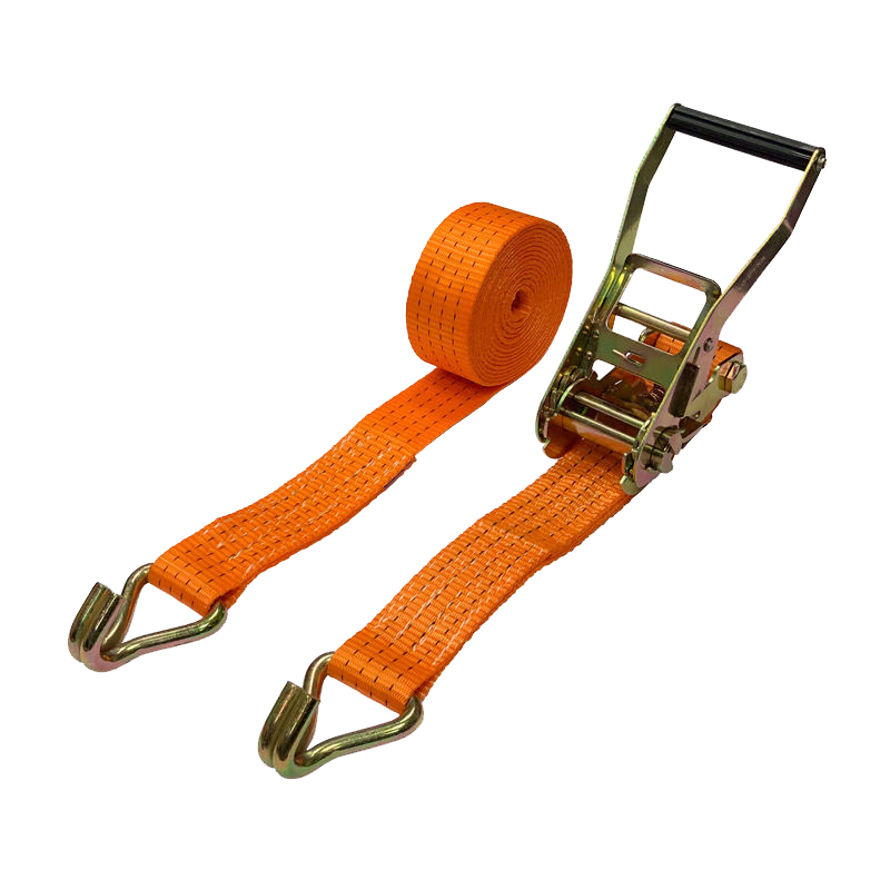 Dualgas Trom 2 orlach x 15 troigh Ratchet Tie síos strapaí le crúcaí dúbailte J